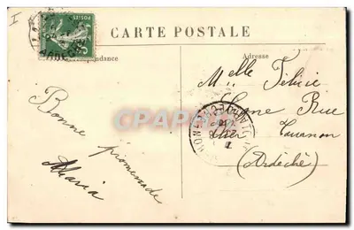 La Louvesc — Vue générale prise de la Route de Dunières (Alt. 1050m) — L'Ardèche Illustrée n°4007 — Verso