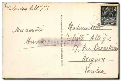 ला लूवेस्क — एलेगंट्स के बुलेवार्ड और शहर — एडिशन ड'आर्ट मार्जेरित-ब्रामिंग, ले पूई — पीछे