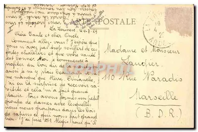La Louvesc — Vue à travers les Pins — Éditeur non identifié — Verso
