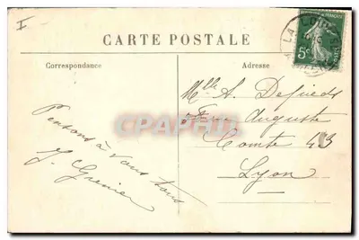 La Louvesc - Lac du Grand Lieu et vue générale — M.B. Le Puy — Verso