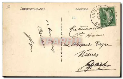 Vals-les-Bains — Estabelecimento Termal e Fonte Soberana — Cour Intérieure — LL — Verso