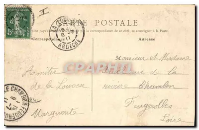 La Louvesc — Bazylika — Pr. Valentin, Phototypie, Lyon, n°37 — Rewers