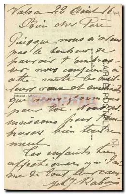 Vals — Vista geral — Coleção 'Vals Société Générale' — Verso