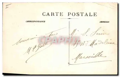 Vals-les-Bains (22) — De Nieuwe Tuinen — Uitgave Antonin Mercier — Achterkant