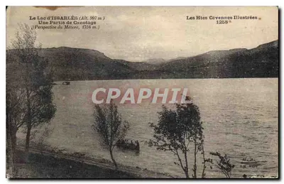 Lago de Issarlès (Alt. 997 m) — Uma Partida de Canoagem — Les Hautes Cévennes Illustrées 1258