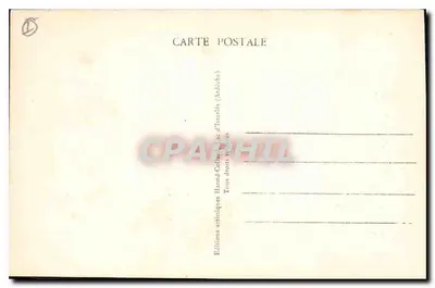 Lago de Issarlès (Ardèche) — As margens pitorescas do lago no lado Leste — Edições artísticas Hama-Collarès — Verso