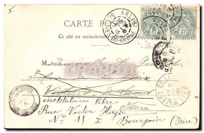 Arles — Zamek Montmajour — Wydawnictwo Gilletta, Nice, nr 2772 — Rewers