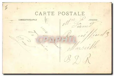 Montmajour — Klasztor widziany z drogi — P. Ruat, wyd. Marsylia — Rewers