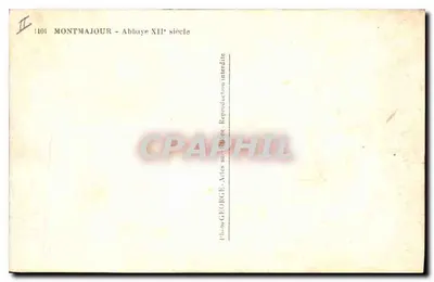 Montmajour — Abpia z XII wieku — Foto GEORGE — Rewers