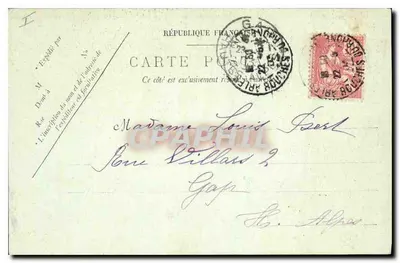 Okręgi Arles — Mont-Major — Ruiny klasztoru — LL. Arles, Sierpień 1903 — Rewers