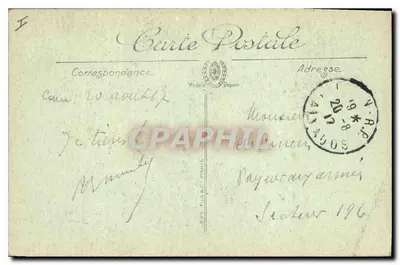 Caen — Wieża Gens d'Armes — LL — Rewers