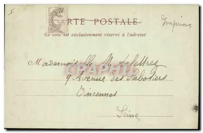Caen — Starszy Hotel de Valois — ND 'Phot. Bois-Kalboult Calvados — Rewers