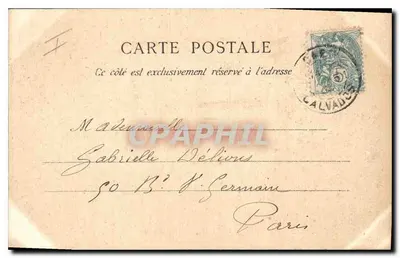 Caen — Katedra św. Jana — C.P.A. Paris n°2709 — Rewers