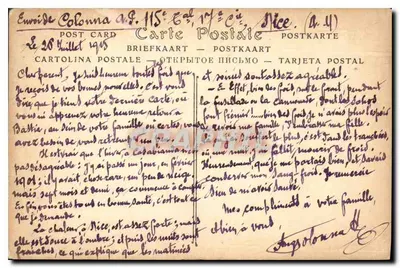 Nice — Statua Léona Gambetta — ND. Fot. nr 913 — Rewers