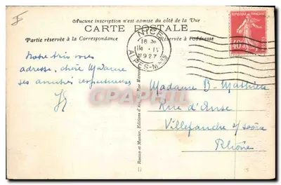 A Costa Azul — Jardim Florido — Éditions d'Art, n°166 — Verso