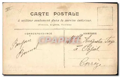 Parigi allagato (gennaio 1910) — Rue Saint-Charles (Grenelle) — Collezione Taride — Verso
