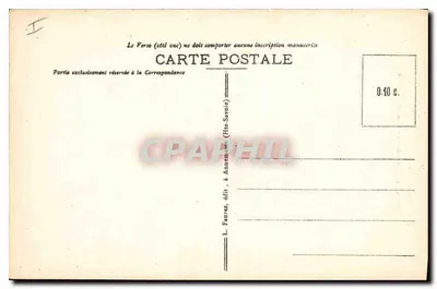 Chamonix-Mont-Blanc (Hte-Savoie) — Na Mer de glace - Caminho do Plan des Aiguilles — L. Fauriez, édit. — Verso