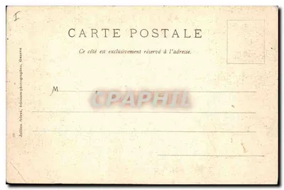 Chamonix - Mont-Blanc — J.J. 2224 — wydawca Jullien Frères, Genewa — Rewers