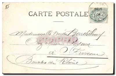 Catena del Monte Bianco - Vista presa dal Salève - Charnaux Frères & C°, Ginevra, n° 5475 — Verso