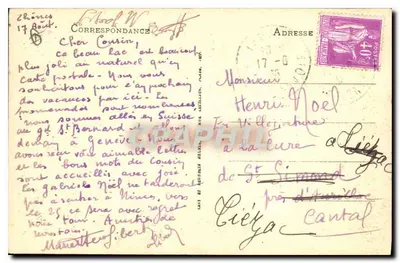 Brzegi jeziora i góry Bauges — ok. Annecy, Hongon — LL 327 — Rewers