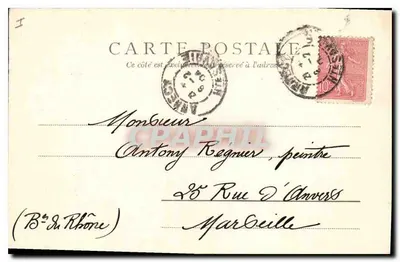 Monumento Carnot — Annecy — editor París, n° 27591 — Reverso