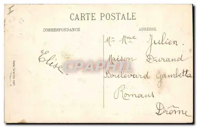 Annecy — Publieke Tuin en Prefectuur — LL. — Achterkant