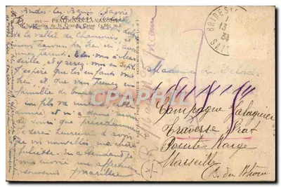 Lódowiec Grande Casse — Pralognan-la-Vanoise — Wydawca Ennery, nr 10 — Rewers