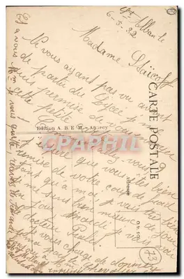 Saint-Alban-d'Hurtières — Interno della Chiesa — Edizione A. B. E. M., Annecy, n° 4127 — Verso