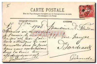 Annecy — Ansicht der Insel der Schwäne und Tournette — LL. n°47 — Rückseite