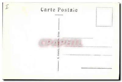 Evian-les-Bains — Terras van de bron Cachat — E. Haissly, Boekhandel, Evian — Achterkant