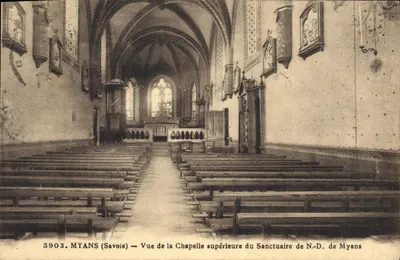 Myans (Savoie) — Vista da Capela Superior do Santuário de Nossa Senhora de Myans — Fotógrafo Grimaud, Chambéry