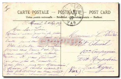Versailles — Hamlet Petit Trianon — Młyn i Dom Królowej — Wyd. Renouard, Bural, 4 rue des Chantiers — Rewers