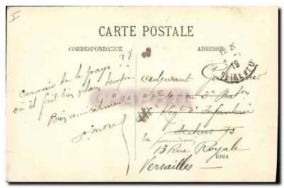Versaille — Pałac Petit Trianon — Wydawca Versaille, n° 91 — Rewers