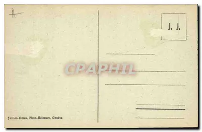 Przy Servoz i Mont-Blanc — J. J. - 2910 — Rewers
