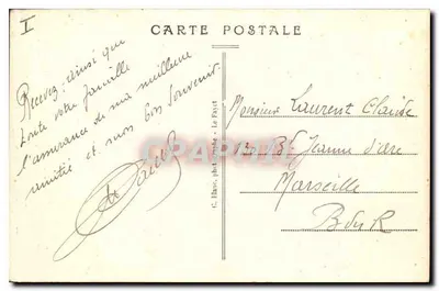 Nuevo Hotel del Col de Voza (1.700 m) - Las Aiguillas de Chamonix — C. Blanc, fotógrafo - Le Fayet — Reverso