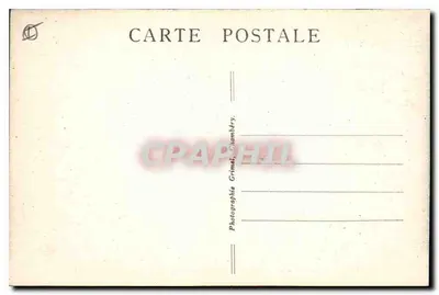 Aiguebelette (Savoie) — O Lago, O Porto, Os Novos Hotéis, A Cadeia de Lépine — Fotografia Grimal, Chambéry, n°3966 — Verso