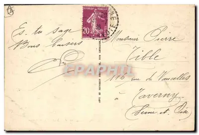 Chamonix-Mont-Blanc — Widok na Mont Blanc z Chamonix — LL. — N° 495 — Rewers