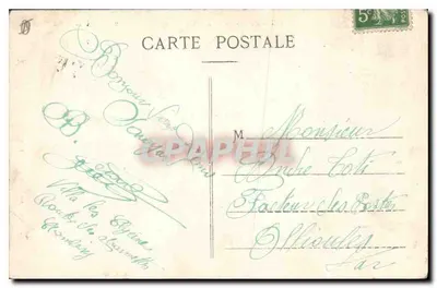 Le Bourget-du-Lac (Savoie) — Kąt jeziora przy portowym brzegu — Zbiór L. Grimal, Chambéry — Rewers