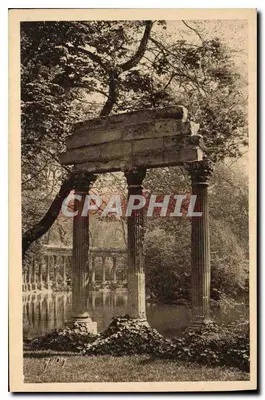 Parc Monceau — Starożytny portyk przy jeziorze — Wydawnictwo Sztuki YVON, Paryż