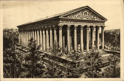 Igreja de La Madeleine — Paris — Edição de Arte YVON, Série 10