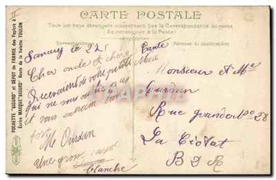 Monte-Carlo. Het Casino, zaal van feesten — uitgever L.V. ROLLET, n°15 — Achterkant