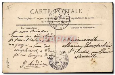 Monte-Carlo — vista de la promenade — editor Aqui-Photo & Cie — Reverso