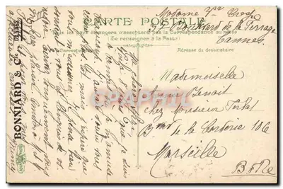Côte d'Azur - Les Pins — editor LYCIC, n° 3256 — Verso