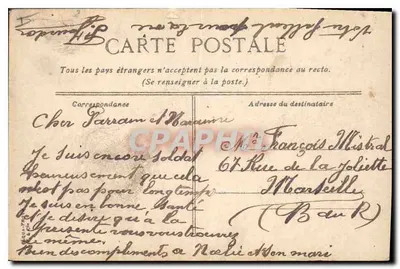 Grasse - O Jardim Público — editor L.V.B. — Verso