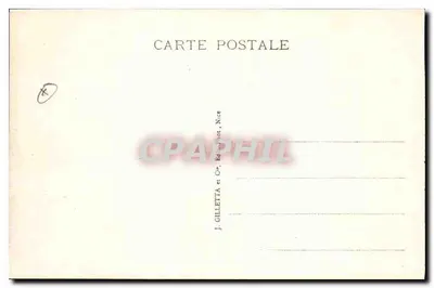 Monte-Carlo — Praça do Casino e Café de Paris — J. Gilletta, Nice — Verso