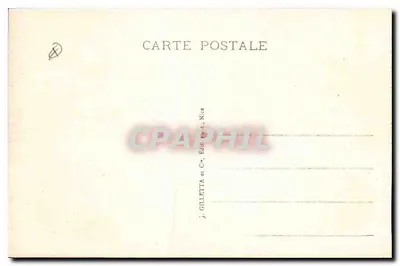 Monte-Carlo - Fachada do Casino — J. Gilletta e Cie, Nice, n° 727 — Verso