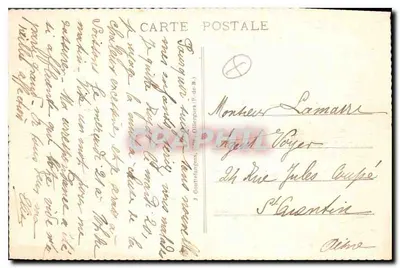 Vista general de ORCINE y Puy de Dôme — a.d'o. - 1130 — Reverso