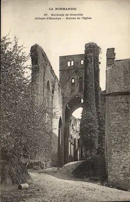 Ruínas da Abadia de Hambye — Arredores de Granville — A Normandia — n°67