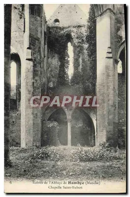 Ruínas da Abadia de Hambye (Manche) — Capela de São Huberto — editor não identificado, n° de série 6