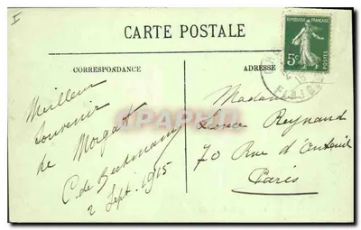 Ponta de Dinan — O Castelo — LL. — n°57 — Verso